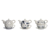 Lote 3 bules decoração azul branco 750 ml dolomite (3 unidades)