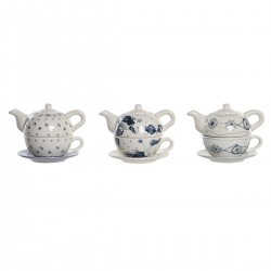 Lote 3 bules decoração azul branco 750 ml dolomite (3 unidades)