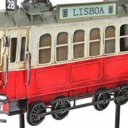 Conjunto de 2 casaco de metal vintage coleção funicular de lisboa lisboa (31 x 23 x 5 cm)