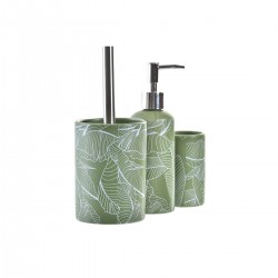 WC WC prata prata banho verde decoração tropical planta folha