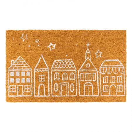 Natural Coconut Fiber Package, Home Village Spirit Christmas Decor