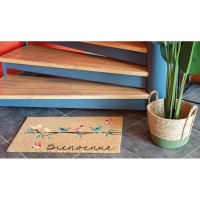 Decoración de paquete de fibra de coco natural "Pájaros"