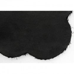 Paillasson en fibres de coco naturelles forme de biscuit "maison de famille"