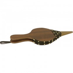 Fireplace bellows and wooden barbecue and 41 cm faux leather