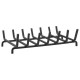 Wrought iron chimney grid for open or closed fireplace
