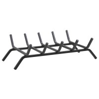 Wrought iron chimney grid for open or closed fireplace