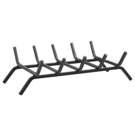 Grille de cheminée en fer forgé pour foyer ouvert ou fermé