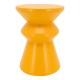 Paulownia wooden paul stool stained yellow