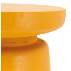 Paulownia Drewno Cork Taboret przyciemniany pomarańczowy