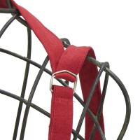 Tablier de cuisine adulte rouge motif "Fait maison"