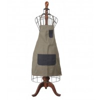 Adult Kitchen Apron Great Black Gray Pocket