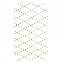 Ampliable soporte de pared de bambú natural para plantas de escalada