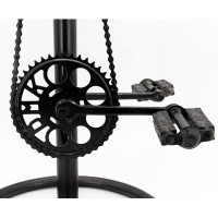 Cykel cykelstangstole i læder og metal