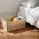 Sammenleggbar Jute Storage Basket 45 x 32 x 19 cm