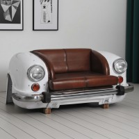 Sofa 2 Plätze weißes Autogitter