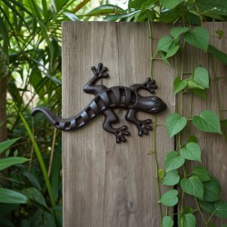 Lagarto derretido de pared escultura interior interior decoración interior