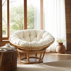 Rotan rattan rack lænestol