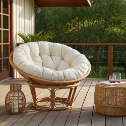 Rotan Rattan Rack lenestol