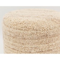 Round Slajd Pouf w pętli wełnianej Ø 40 h 45 cm