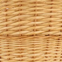 Papelera de oficina de mimbre