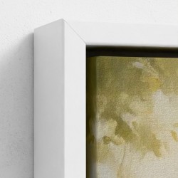 Tafelprint op canvas dierlijke vogels papegaaien met veelkleurige veren, zat op een tropische jungle tak