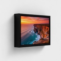 Pintura de impresión en lienzo Puesta de sol Paisaje en el mar Ocean Cliffs