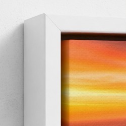 Maalaus Tulosta kankaalle Sunset Maisema meren valtameren kallioihin