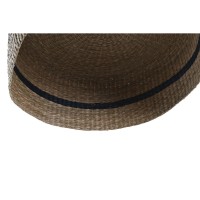 Abat-jour rond en jonc naturel pour suspension 55 cm