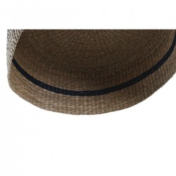 Abat-jour rond en jonc naturel pour suspension 55 cm