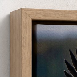 Tableau imprimé sur toile Cliché photographique Paysage naturel avec oiseau en vol au dessus de l eau