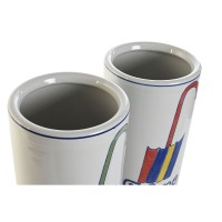 Conjunto de 2 porcelana Soporte de paraguas Inicio Dulce Hogar, Patrón Decoración Umbrella 19 x 19 x 44 cm