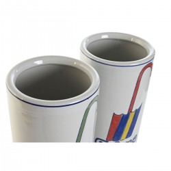 Set di 2 portaombrelli porcellana Home Sweet Home, modello decorazione ombrello 19 x 19 x 44 cm