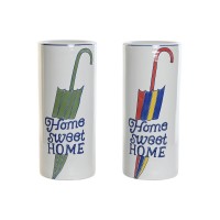 Sett med 2 porselen paraplyholder Hjem Sweet Home, Pattern Decor Umbrella 19 x 19 x 44 cm