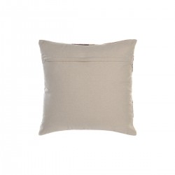 Satz von 2 bestickten dekorativen Kissen weiße Blume und Rosa 45 x 45 cm