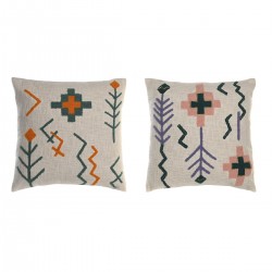 Set di 2 cuscini decorativi scandinavi 45x45 cm cotone