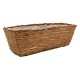 Brutto kurve planter 50 x 16 x 15 cm - naturlig balkon til vinduekant og balkon
