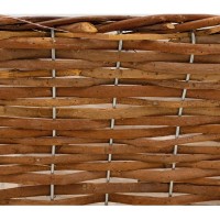 Fioriera di vimini lorde 50 x 16 x 15 cm