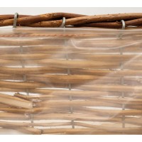 Brutto kurvplanter 50 x 16 x 15 cm - Natural balkong for vinduekanten og balkongen