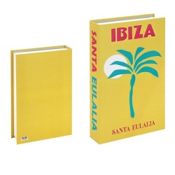 Formulário de livro de decoração de caixa, armazenamento elegante e deco chique deco