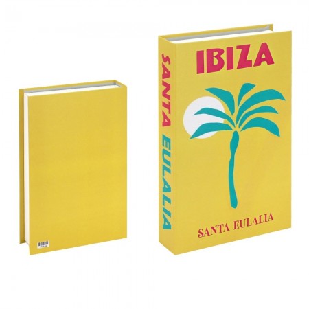 Formulario de libro de decoración de caja, almacenamiento con estilo y decoración vestida con chic