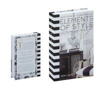 Forma del libro della decorazione della scatola, stoccaggio elegante e deco vestito chic