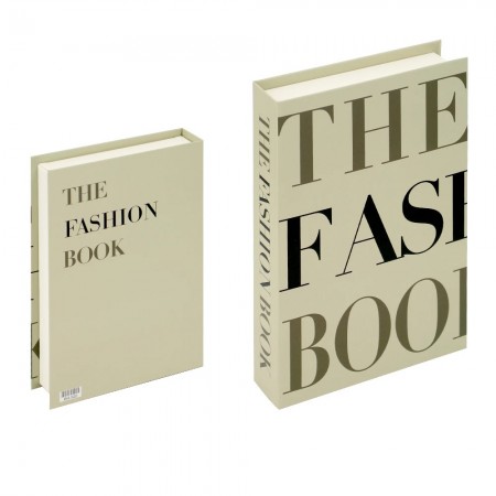 Formulario de libro de decoración de caja, almacenamiento con estilo y decoración vestida con chic