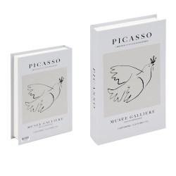 Forma del libro della decorazione della scatola, stoccaggio elegante e deco vestito chic