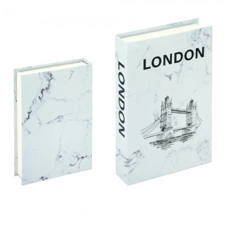 Box Decoration Book Form, Stylish Storage and Dressed Deco Chic