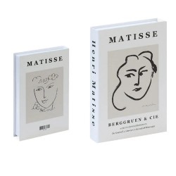 Formulario de libro de decoración de caja, almacenamiento con estilo y decoración vestida con chic