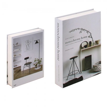 Box Decoration Book Form, Stylish Storage and Dressed Deco Chic