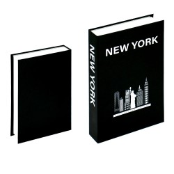 Formulário de livro de decoração de caixa, armazenamento elegante e deco chique deco