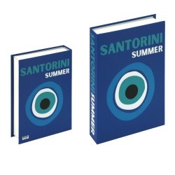 Formulario de libro de decoración de caja, almacenamiento con estilo y decoración vestida con chic