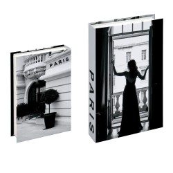 Forma del libro della decorazione della scatola, stoccaggio elegante e deco vestito chic