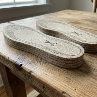 Semelles de chaussure intérieures isolantes en feutrine, Chaleur naturelle en laine de mouton écologique